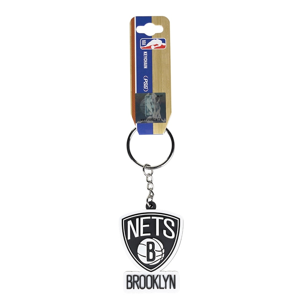 Brooklyn Nets Pvc Logo Keychain